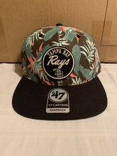 Load image into Gallery viewer, Tampa Bay Rays MLB '47 Brand Floral Captain Snapback Hat Cap - Casey's Sports Store