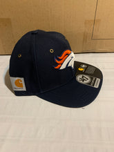 Load image into Gallery viewer, Denver Broncos NFL '47 Brand Carhartt Mens Navy Strapback Adjustable Hat - Casey's Sports Store