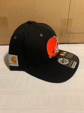 Load image into Gallery viewer, Cleveland Browns NFL '47 Brand Carhartt Mens Black Strapback Adjustable Hat - Casey's Sports Store