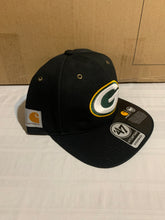Load image into Gallery viewer, Green Bay Packers NFL '47 Brand Carhartt Mens Black Strapback Adjustable Hat - Casey's Sports Store