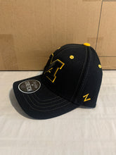 Load image into Gallery viewer, Michigan Wolverines NCAA Zephyr Black Stretch Fit One Size Hat Cap - Casey's Sports Store