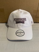 Load image into Gallery viewer, Mississippi State Bulldogs NCAA Zephyr One Size White Soft Dad Hat - Casey's Sports Store
