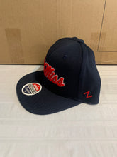 Load image into Gallery viewer, Ole Miss Rebels NCAA Zephyr One Size Snapback Blue Hat - Casey's Sports Store