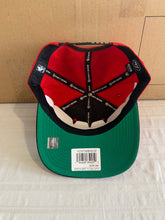 Load image into Gallery viewer, Chicago Bulls NBA '47 Brand Red Script Two Tone Captain Adjustable Snapback Hat - Casey's Sports Store