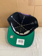 Load image into Gallery viewer, Los Angeles Lakers NBA '47 Brand Black Script Captain Adjustable Snapback Hat - Casey's Sports Store