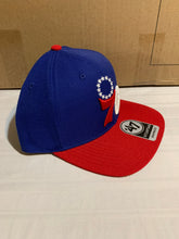 Load image into Gallery viewer, Philadelphia 76ers NBA '47 Brand Blue Two Tone Adjustable Snapback Hat - Casey's Sports Store