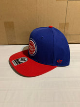 Load image into Gallery viewer, Detroit Pistons NBA '47 Brand Blue Two Tone Adjustable Snapback Hat - Casey's Sports Store