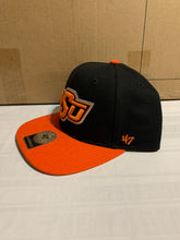 Load image into Gallery viewer, Oklahoma State Cowboys NCAA '47 Brand Black Two Tone Snapback Hat - Casey's Sports Store