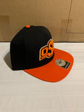 Load image into Gallery viewer, Oklahoma State Cowboys NCAA '47 Brand Black Two Tone Snapback Hat - Casey's Sports Store