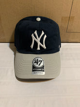 Load image into Gallery viewer, New York Yankees Throwback MLB '47 Brand Navy Clean Up One Size Adjustable Hat - Casey's Sports Store