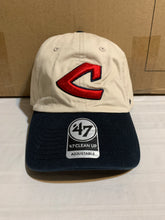 Load image into Gallery viewer, Cleveland Indians Throwback MLB '47 Brand White Clean Up One Size Adjustable Hat - Casey's Sports Store