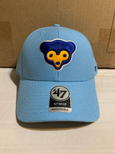 Load image into Gallery viewer, Chicago Cubs Throwback MLB '47 Brand Blue MVP One Size Adjustable Hat - Casey's Sports Store