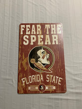 Load image into Gallery viewer, Florida State Seminoles FSU NCAA 17" x 11" Wood Decorative Indoor Sign Wincraft - Casey's Sports Store