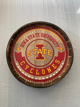 Load image into Gallery viewer, Iowa State Cyclones NCAA 17" Wood Barrell Wall Sign Decoration - Casey's Sports Store