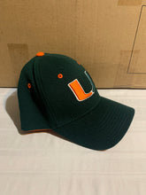 Load image into Gallery viewer, Miami Hurricanes NCAA Zephyr Green One Size Stretch Fit Hat Cap - Casey's Sports Store
