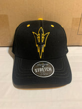 Load image into Gallery viewer, Arizona State Sun Devils NCAA Zephyr Black One Size Stretch Fit Hat Cap - Casey's Sports Store