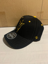 Load image into Gallery viewer, Arizona State Sun Devils NCAA Zephyr Black One Size Stretch Fit Hat Cap - Casey's Sports Store