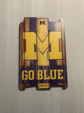 Load image into Gallery viewer, Michigan Wolverines NCAA 17" x 11" Wood Decorative Indoor Sign Wincraft - Casey's Sports Store