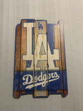 Load image into Gallery viewer, Los Angeles Dodgers MLB 17" x 11" Wood Decorative Indoor Sign Wincraft - Casey's Sports Store