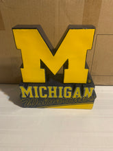 Load image into Gallery viewer, Michigan Wolverines NCAA 10" Garden Emblem Statue Evergreen Enterprises - Casey's Sports Store