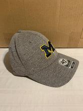 Load image into Gallery viewer, Michigan Wolverines NCAA '47 Brand Grey Flex Contender One Size Stretch Fit Hat - Casey's Sports Store