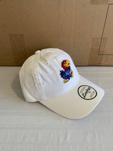 Load image into Gallery viewer, Kansas Jayhawks NCAA Zephyr White Adjustable Clean Up Strapback Hat Cap - Casey's Sports Store