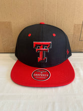 Load image into Gallery viewer, Texas Tech Red Raiders NCAA Zephyr Black Two-Tone Adjustable Snapback Hat - Casey's Sports Store