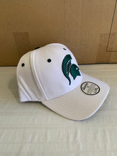 Load image into Gallery viewer, Michigan State Spartans NCAA Zephyr White One Size Stretch Fit Hat Cap - Casey's Sports Store