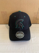 Load image into Gallery viewer, Michigan State Spartans NCAA Zephyr Black One Size Stretch Fit Hat Cap - Casey's Sports Store