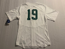 Load image into Gallery viewer, Miami Hurricanes NCAA #19 White Adidas Baseball Jersey Men's Size Medium - Casey's Sports Store