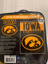 Load image into Gallery viewer, Iowa Hawkeyes NCAA 60 x 80 Plush Throw Blanket Northwest Company - Casey's Sports Store