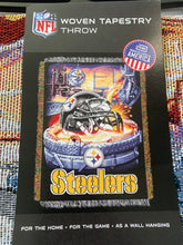 Load image into Gallery viewer, Pittsburgh Steelers NFL 48" x 60" Triple Woven Blanket Throw Northwest Company - Casey's Sports Store