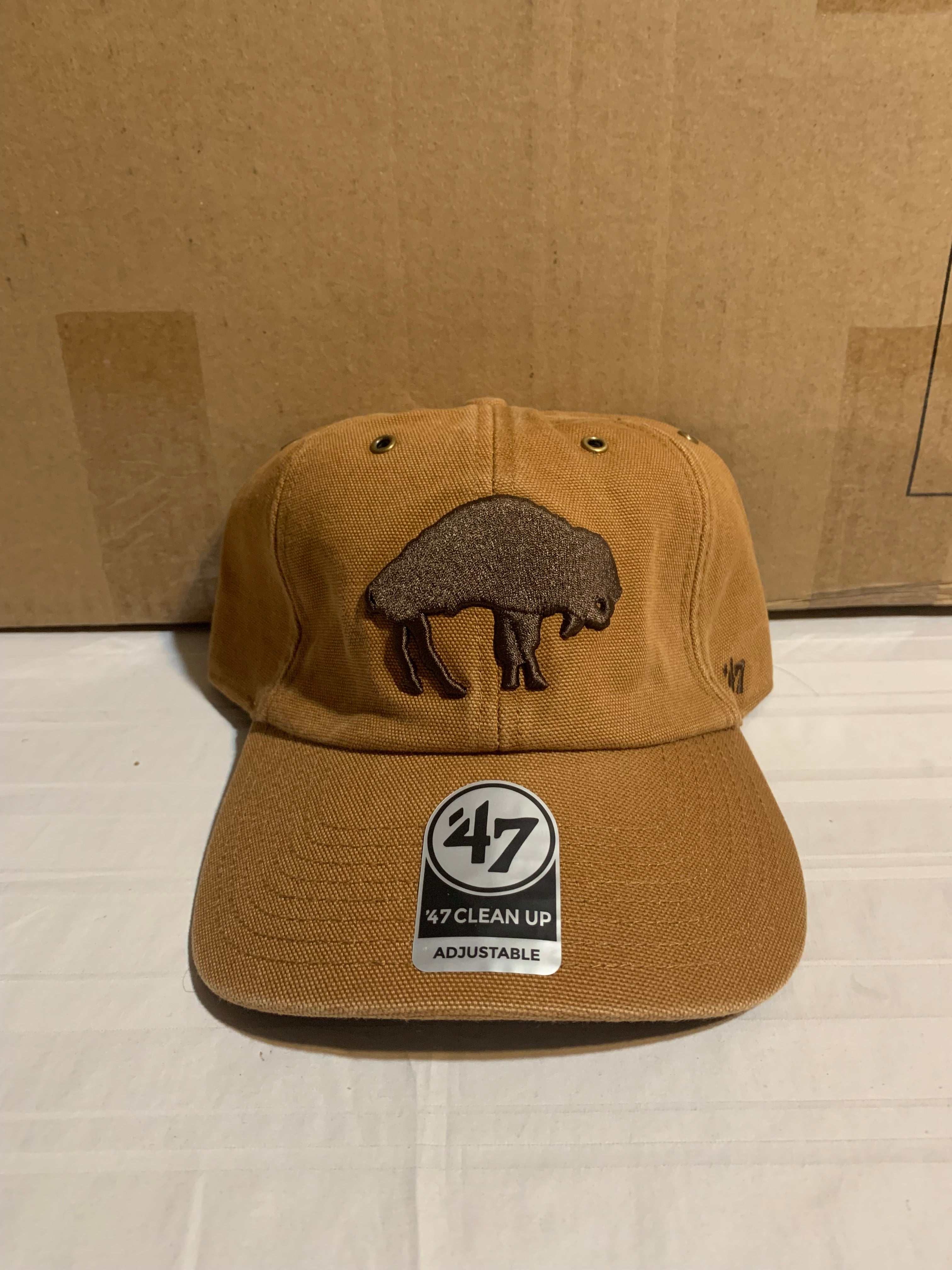 brown buffalo bills hat