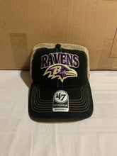 Load image into Gallery viewer, Baltimore Ravens NFL '47 Brand Black Mesh Clean Up Adjustable Hat Cap - Casey's Sports Store
