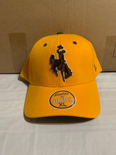 Load image into Gallery viewer, Wyoming Cowboys NCAA Zephyr Yellow One Size Stretch Fit Hat Cap - Casey's Sports Store