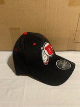 Load image into Gallery viewer, Utah Utes NCAA Zephyr Black One Size Stretch Fit Hat Cap - Casey's Sports Store