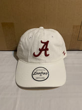 Load image into Gallery viewer, Alabama Crimson Tide NCAA Zephyr White One Size Adjustable Soft Hat Cap - Casey's Sports Store