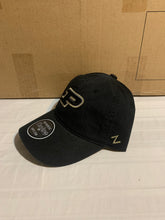 Load image into Gallery viewer, Purdue Boilermakers NCAA Zephyr Black One Size Adjustable Soft Hat Cap - Casey's Sports Store