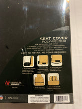 Load image into Gallery viewer, Pittsburgh Steelers NFL Fremont Die Black Poly-Velour Seat Cover - Casey's Sports Store