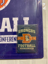 Load image into Gallery viewer, Denver Broncos NFL Throwback Embossed Metal Wall Sign 16" x 12" With Magnet - Casey's Sports Store