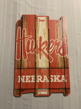 Load image into Gallery viewer, Nebraska Cornhuskers NCAA 17" x 11" Wood Decorative Indoor Sign Wincraft - Casey's Sports Store