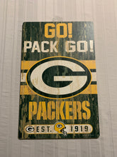 Load image into Gallery viewer, Green Bay Packers NFL 17" x 11" Wood Decorative Slogan Indoor Sign Wincraft - Casey's Sports Store