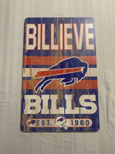 Load image into Gallery viewer, Buffalo Bills NFL 17" x 11" Wood Decorative Indoor Slogan Sign Wincraft - Casey's Sports Store