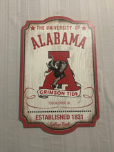Load image into Gallery viewer, Alabama Crimson Tide Throwback NCAA 17"x11" Wood Decorative Indoor Sign Wincraft - Casey's Sports Store