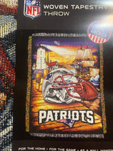Load image into Gallery viewer, New England Patriots NFL 48" x 60" Triple Woven Blanket Throw Northwest Company - Casey's Sports Store