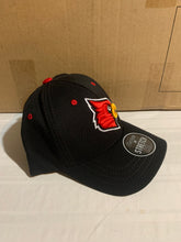 Load image into Gallery viewer, Louisville Cardinals NCAA Zephyr Black One Size Stretch Fit Hat Cap - Casey's Sports Store
