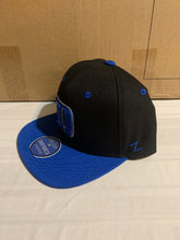 Load image into Gallery viewer, Duke Blue Devils NCAA Zephyr Black Two Tone Captain Snapback Hat - Casey's Sports Store