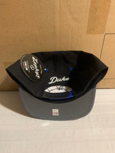 Load image into Gallery viewer, Duke Blue Devils NCAA Zephyr Black Two Tone Captain Snapback Hat - Casey's Sports Store