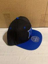 Load image into Gallery viewer, Duke Blue Devils NCAA Zephyr Black Two Tone Captain Snapback Hat - Casey's Sports Store