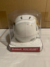 Load image into Gallery viewer, West Virginia Mountaineers Throwback NCAA Riddell Speed White Mini Helmet - Casey's Sports Store